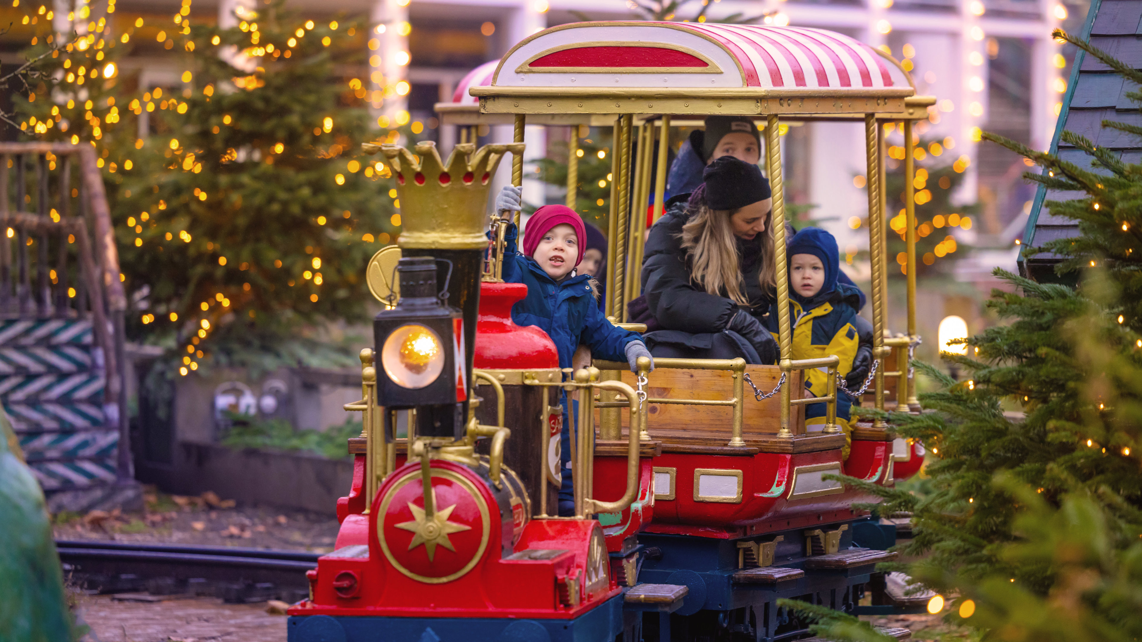 The Elf Train in Tivoli Gardens