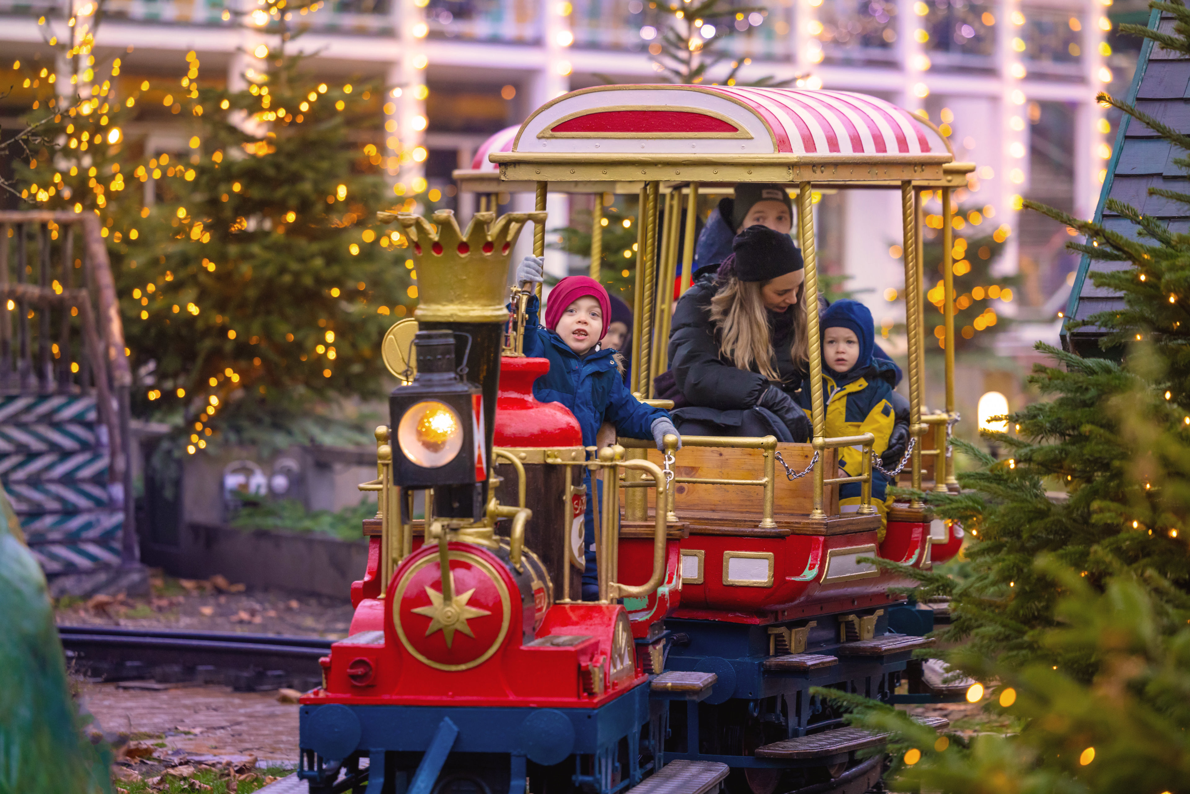 The Elf Train in Tivoli Gardens