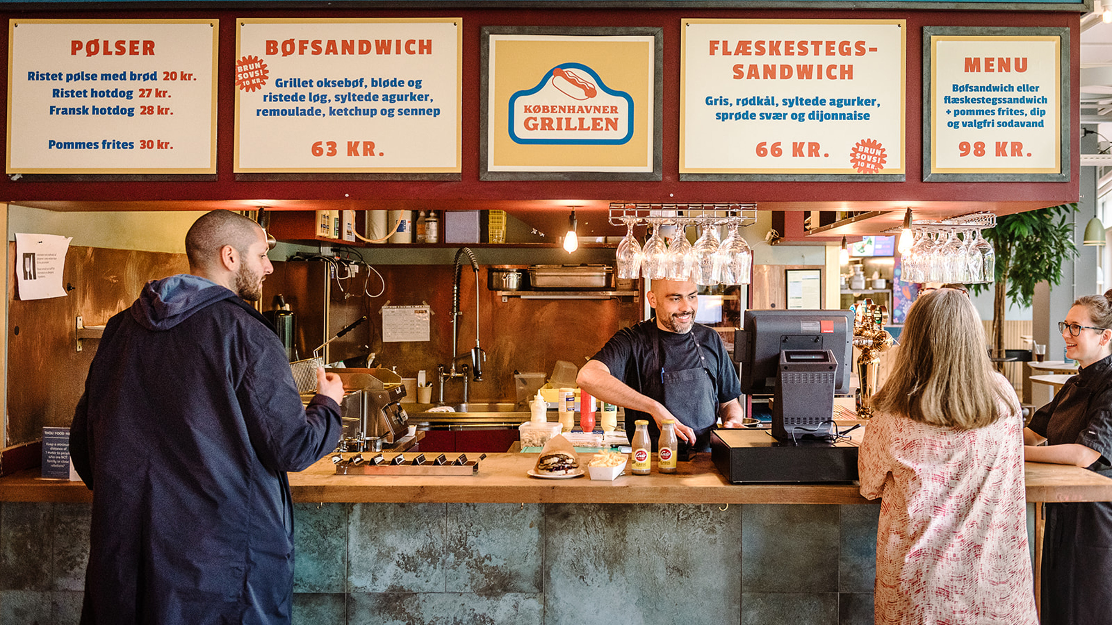 Københavner Grillen i Tivoli Food Hall